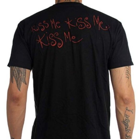 The Cure Kiss me black T-shirt size medium - Picture 2 of 7